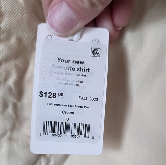 New Marine Layer Full Length Bridget Cream Pant 0 - Picture 3 of 9